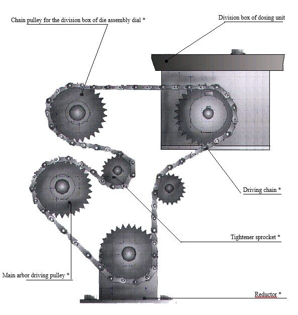 Schematic Diagram of Driving Chain